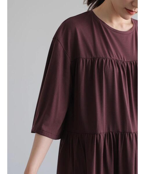 AMERICAN HOLIC(アメリカンホリック)の「ティアードマキシワンピース *●(ワンピース・レディース・ブラック/ブラウン・FREE)」の10枚目の写真