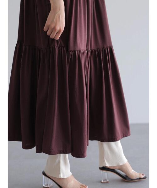 AMERICAN HOLIC(アメリカンホリック)の「ティアードマキシワンピース *●(ワンピース・レディース・ブラック/ブラウン・FREE)」の11枚目の写真