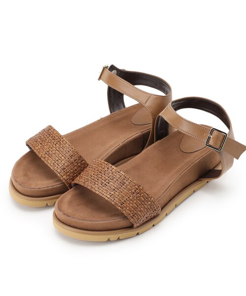 ESPERANZA(エスペランサ)の「◆【KLC BY esp】フットベッドフラットサンダル(サンダル・レディース・ブラック/キャメル/ベージュ系2/ピンク系・LL/S/M/L)」の3枚目の写真