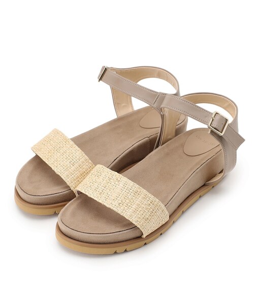 ESPERANZA(エスペランサ)の「◆【KLC BY esp】フットベッドフラットサンダル(サンダル・レディース・ブラック/キャメル/ベージュ系2/ピンク系・LL/S/M/L)」の5枚目の写真