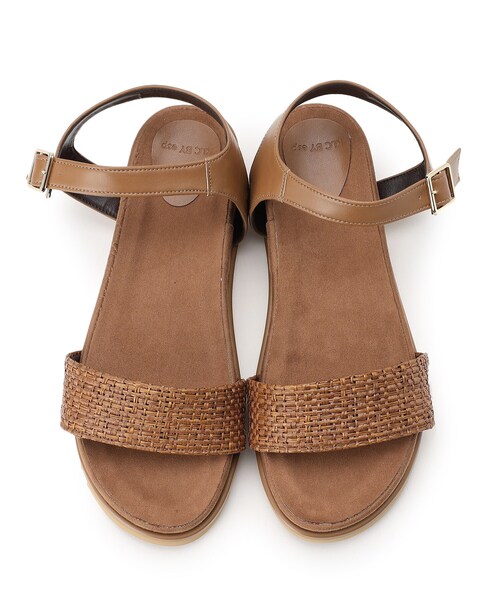 ESPERANZA(エスペランサ)の「◆【KLC BY esp】フットベッドフラットサンダル(サンダル・レディース・ブラック/キャメル/ベージュ系2/ピンク系・LL/S/M/L)」の6枚目の写真