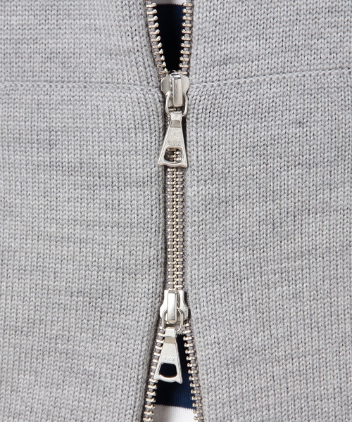 BEAUTY&YOUTH UNITED ARROWS(ビューティーアンドユースユナイテッドアローズ)の「BY ミドルゲージ ニット ジップ パーカー ◆(パーカー・メンズ・グレー/ブラック・LARGE/X-LARGE/SMALL/MEDIUM)」の12枚目の写真