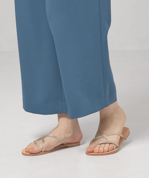 closet story(クローゼットストーリー)の「<closet story(クローゼットストーリー)>アジャスター ワイドパンツ -ウォッシャブル-(その他パンツ・レディース・ライトグレー/ロイヤルブルー・FREE)」の12枚目の写真
