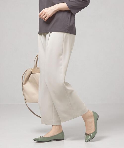 closet story(クローゼットストーリー)の「<closet story(クローゼットストーリー)>アジャスター ワイドパンツ -ウォッシャブル-(その他パンツ・レディース・ライトグレー/ロイヤルブルー・FREE)」の6枚目の写真