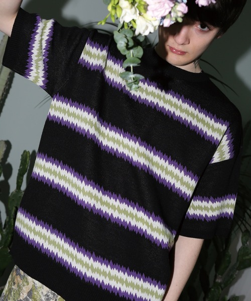 【MISTERCHILD】ZIG ZAG KNIT