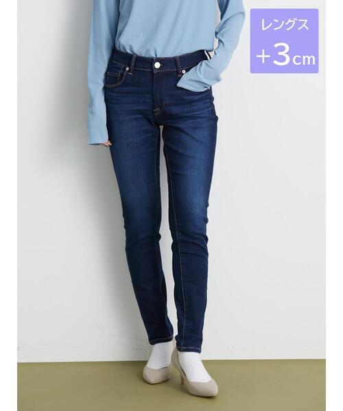 AMERICAN HOLIC（アメリカンホリック）の「【WEB限定】スキニーフィットデニム+3cm（デニムパンツ・レディース・ブラック/インディゴブルー・LL/S/M/L/XS）」の18枚目の写真