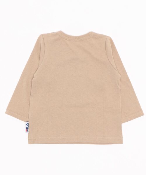 FILA（フィラ）の「FILA/フィラ バリエーション長袖Tシャツ（Tシャツ/カットソー・キッズ・ブラック/ベージュ/ネイビー/オフホワイト/ミント/ホワイト系その他/ブラック系その他/ベージュ系その他/ブルー系その他/ピンク系その他/スモークピンク/ホワイト系その他2/ホワイト系その他3/ブラック系その他2/ブラック系その他3/ベージュ系その他2・80ｃｍ/90cm/110cm/100cm/120cm/130cm）」の18枚目の写真