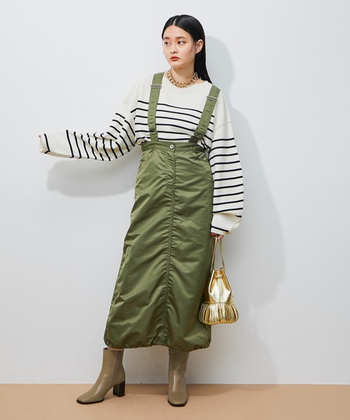 ADAM ET ROPE'（アダムエロペ）の「カーフレザーハイアーチブーツ（ブーツ・レディース・ブラック/チャコールグレー・36/37/38/39）」の12枚目の写真