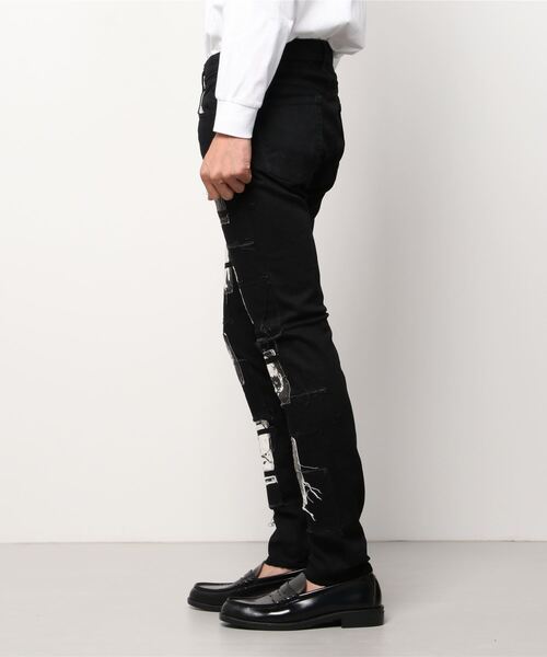 KIDILL(キディル)の「KIDILL × EDWIN Patch Slim Tapered Pants (KLED22)(その他パンツ・メンズ・ブラック・30/31/32)」の3枚目の写真