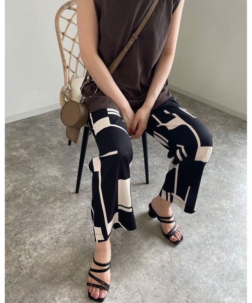 MLI'A（エムリア）の「チェッカーイージー／パンツ（その他パンツ・レディース・ブラック×ホワイト/ブラック系その他/ブラック系その他6・FREE）」の16枚目の写真