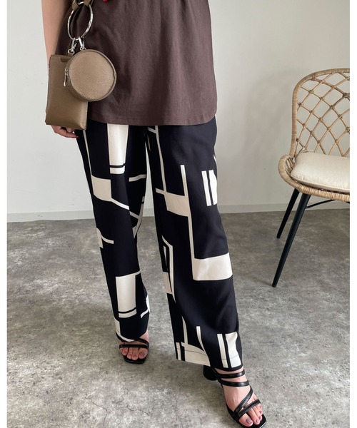 MLI'A（エムリア）の「チェッカーイージー／パンツ（その他パンツ・レディース・ブラック×ホワイト/ブラック系その他/ブラック系その他6・FREE）」の19枚目の写真