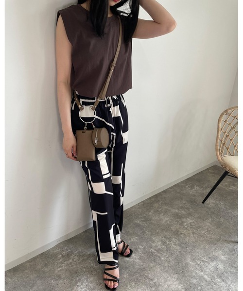 MLI'A（エムリア）の「チェッカーイージー／パンツ（その他パンツ・レディース・ブラック×ホワイト/ブラック系その他/ブラック系その他6・FREE）」の21枚目の写真