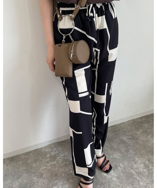 MLI'A（エムリア）の「チェッカーイージー／パンツ（その他パンツ・レディース・ブラック×ホワイト/ブラック系その他/ブラック系その他6・FREE）」の4枚目の写真