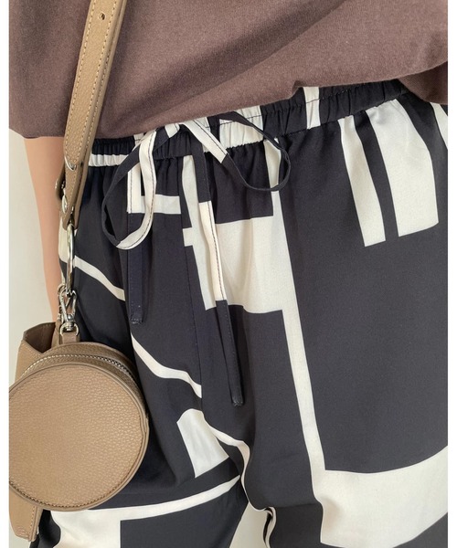 MLI'A（エムリア）の「チェッカーイージー／パンツ（その他パンツ・レディース・ブラック×ホワイト/ブラック系その他/ブラック系その他6・FREE）」の6枚目の写真