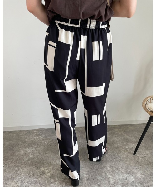 MLI'A（エムリア）の「チェッカーイージー／パンツ（その他パンツ・レディース・ブラック×ホワイト/ブラック系その他/ブラック系その他6・FREE）」の17枚目の写真