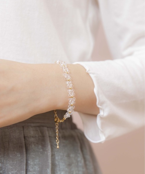 flower(フラワー)の「ブルーミングブレスレット(ブレスレット・レディース・ホワイト・FREE)」の3枚目の写真