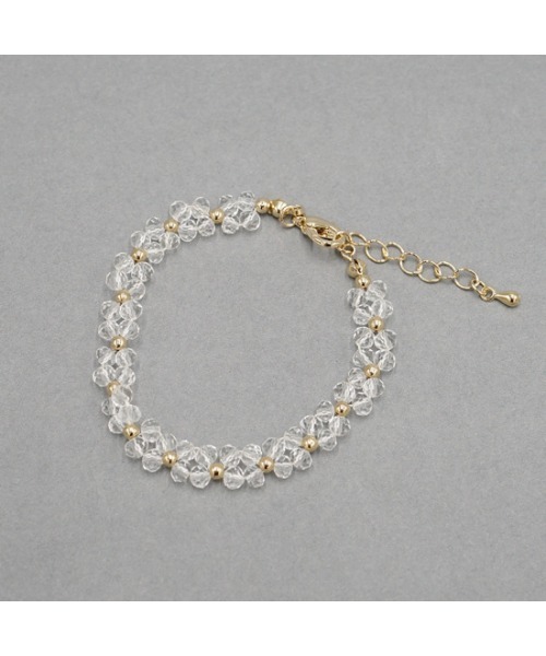 flower(フラワー)の「ブルーミングブレスレット(ブレスレット・レディース・ホワイト・FREE)」の5枚目の写真