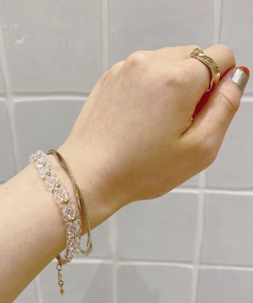 flower(フラワー)の「ブルーミングブレスレット(ブレスレット・レディース・ホワイト・FREE)」の9枚目の写真