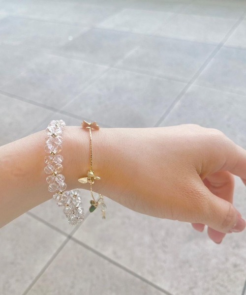 flower(フラワー)の「ブルーミングブレスレット(ブレスレット・レディース・ホワイト・FREE)」の12枚目の写真