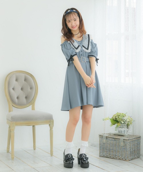 ROJITA（ロジータ）の「セーラー風ワンピース（ワンピース
