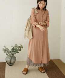 URBAN RESEARCH DOORS | コットン楊柳ワンピース(ワンピース)