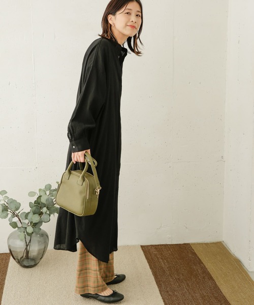 URBAN RESEARCH DOORS(アーバンリサーチドアーズ)の「コットン楊柳ワンピース(ワンピース・レディース・ブラウン/ピンク/ブラック・ONE)」の11枚目の写真