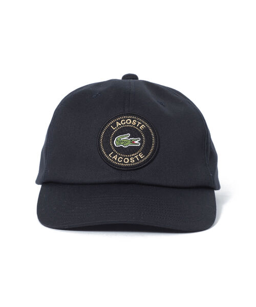 LACOSTE（ラコステ）の「LACOSTE × BEAMS / 別注 Logo Cap（キャップ・メンズ・ブラック/ベージュ/ネイビー・ONE SIZE）」の9枚目の写真