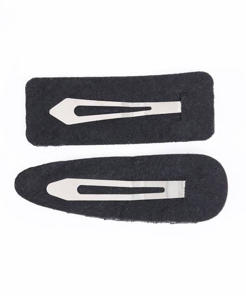 WC(ダブル シー)の「千鳥柄2Pヘアピン(ヘアピン・レディース・ブラック/ブラウン・FREE)」の5枚目の写真