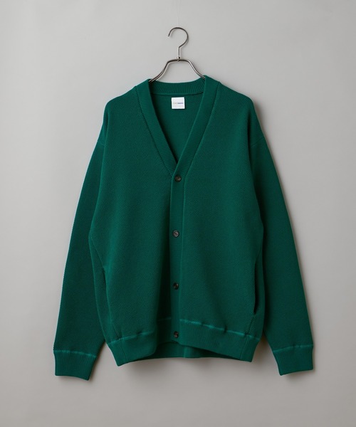 CIAOPANIC（チャオパニック）の「鹿の子編みコットンニットカーディガン/2021AW（カーディガン/ボレロ・メンズ・グリーン/グレー/ブラック/ブラウン/オレンジ・MEDIUM/LARGE）」の7枚目の写真