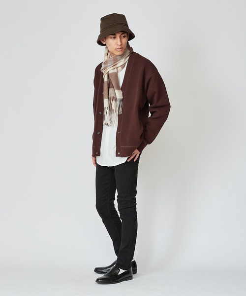 CIAOPANIC（チャオパニック）の「鹿の子編みコットンニットカーディガン/2021AW（カーディガン/ボレロ・メンズ・グリーン/グレー/ブラック/ブラウン/オレンジ・MEDIUM/LARGE）」の16枚目の写真