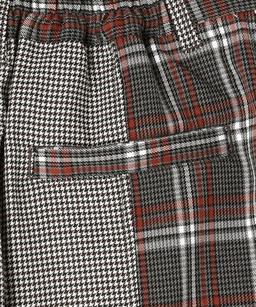 179/WG（イチナナキュウダブルジー）の「切り替えチェックショートパンツ（その他パンツ・レディース・ブラウン/グレー/グリーン・MEDIUM）」の20枚目の写真