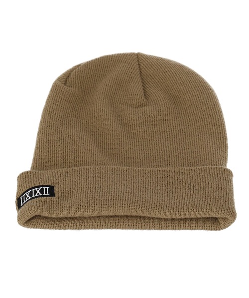 ANAP（アナップ）の「BOXロゴ刺繍ビーニー（ニットキャップ/ビーニー・レディース・ベージュ/ブラック・FREE）」の5枚目の写真
