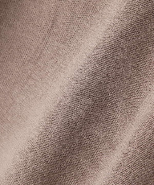 N.(N. Natural Beauty Basic)(エヌエヌナチュラルビューティーベーシック)の「◆総針長袖ドッキングニット(ニット/セーター・レディース・ブラック/ベージュ/グリーン・MEDIUM)」の18枚目の写真