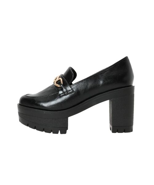 RESEXXY（リゼクシー）の「チェーンデザインローファー（ローファー・レディース・ブラック/ブラウン・SMALL/LARGE/MEDIUM）」の9枚目の写真