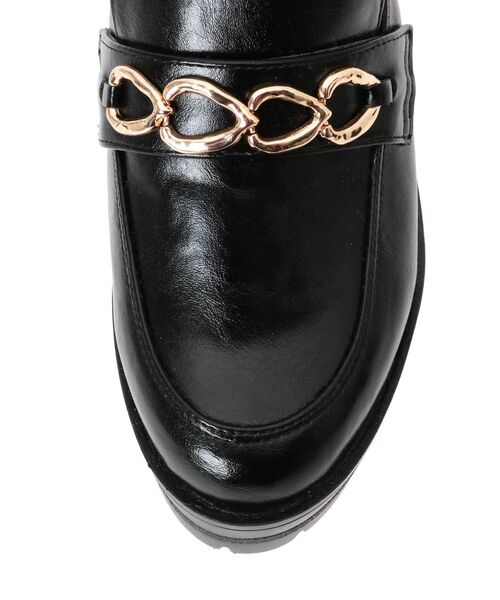 RESEXXY（リゼクシー）の「チェーンデザインローファー（ローファー・レディース・ブラック/ブラウン・SMALL/LARGE/MEDIUM）」の11枚目の写真