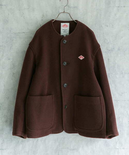 DANTON（ダントン）の「『WEB限定』DANTON　COLLARLESS JACKET（その他アウター・メンズ・グレー/ブラウン系その他/オリーブ/ネイビー・38/40/42）」の10枚目の写真
