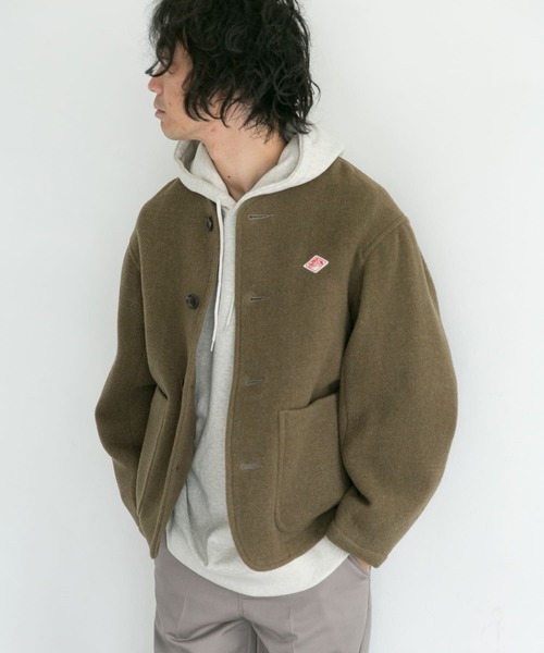 ジャケット・アウター DANTON COLLARLESS JACKET DANTON / INSULATION COLLARLESS JACKET（ブルゾン）｜DANTON