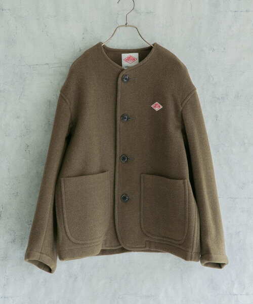 DANTON（ダントン）の「『WEB限定』DANTON　COLLARLESS JACKET（その他アウター・メンズ・グレー/ブラウン系その他/オリーブ/ネイビー・38/40/42）」の21枚目の写真