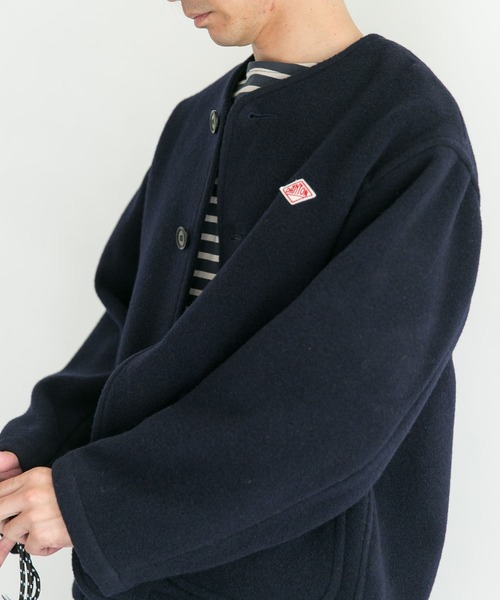DANTON（ダントン）の「『WEB限定』DANTON　COLLARLESS JACKET（その他アウター・メンズ・グレー/ブラウン系その他/オリーブ/ネイビー・38/40/42）」の22枚目の写真