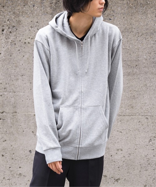 Printstar(プリントスター)の「【Printstar】9.7オンス スーパーヘビーウェイトジップパーカー スウェット無地フーディー 裏パイル 裏毛 00189(パーカー・レディース・ブラック/オートミール/杢グレー/ピンク/グリーン/イエロー/ホワイト/ネイビー/ダークグリーン/レッド/スモークピンク/バーガンディー/パープル/ライトブルー/ブルー/ライトベージュ/アイボリー・S/M/L/XL/2XL)」の19枚目の写真