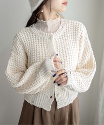 WEGO | WEGO/2WAYダメージワッフルコンパクトカーディガン(カーディガン/ボレロ)