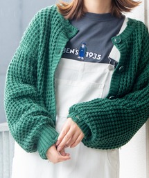 WEGO | WEGO/2WAYダメージワッフルコンパクトカーディガン(カーディガン/ボレロ)