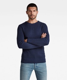 G-STAR | LOGO STRUCTURE R KNIT(ニット/セーター)
