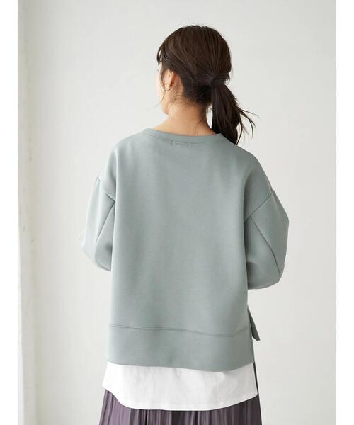 earth music&ecology(アースミュージックアンドエコロジー)の「もちぽわプルオーバー*(スウェット・レディース・ブラウン/ミント/チャコールグレー/ベージュ/ラベンダー/アイボリー・FREE)」の15枚目の写真