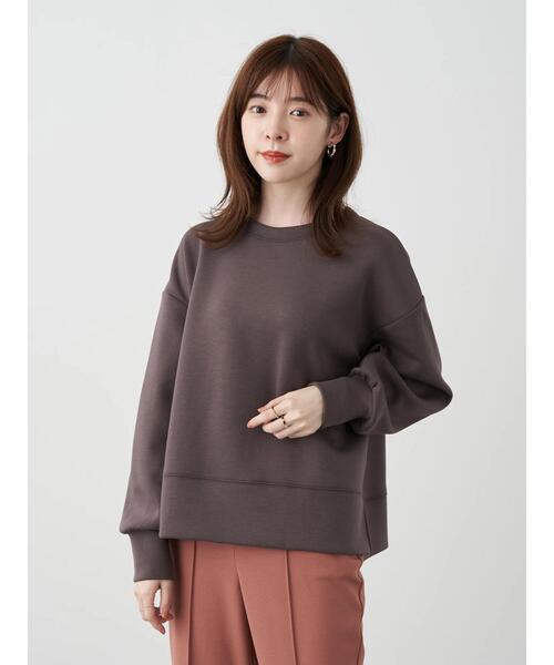 earth music&ecology(アースミュージックアンドエコロジー)の「もちぽわプルオーバー*(スウェット・レディース・ブラウン/ミント/チャコールグレー/ベージュ/ラベンダー/アイボリー・FREE)」の20枚目の写真