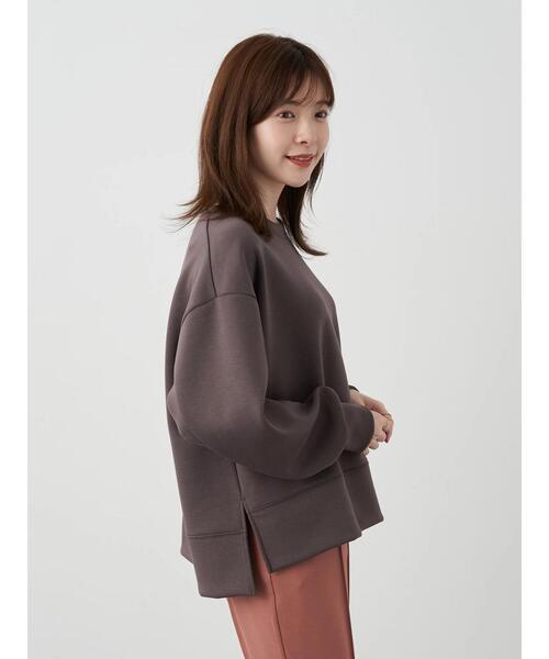 earth music&ecology(アースミュージックアンドエコロジー)の「もちぽわプルオーバー*(スウェット・レディース・ブラウン/ミント/チャコールグレー/ベージュ/ラベンダー/アイボリー・FREE)」の21枚目の写真