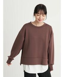 earth music&ecology | もちぽわプルオーバー＊(スウェット)