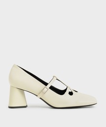 パテントダブルストラップ メリージェーンパンプス / Patent Double Strap Mary Jane Pumps