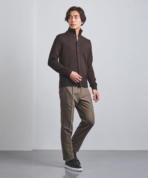 ZANONE CHIOTO スタンドカラー カーディガン 46 ZANONE スタンドカラーニットカーディガン CHIOTO |SLOWEAR|CORONET