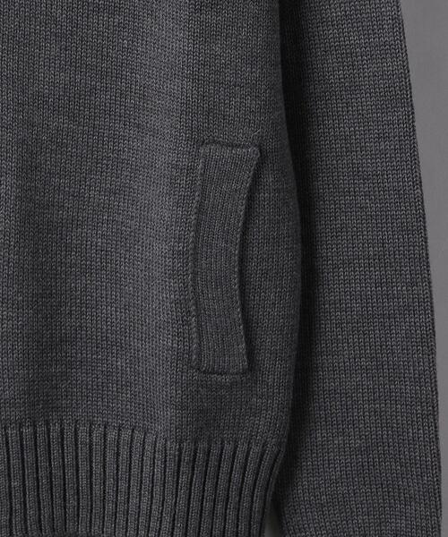 ZANONE（ザノーネ）の「＜ZANONE（ザノーネ）＞ CHIOTO スタンドカラー カーディガン（カーディガン/ボレロ・メンズ・ブラック/グレー/ダークブラウン・50/52/46/48）」の19枚目の写真